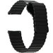 Curea piele Smartwatch Samsung Galaxy Watch 4, Watch 4 Classic, Gear S2, iUni 20 mm Black Leather Lo